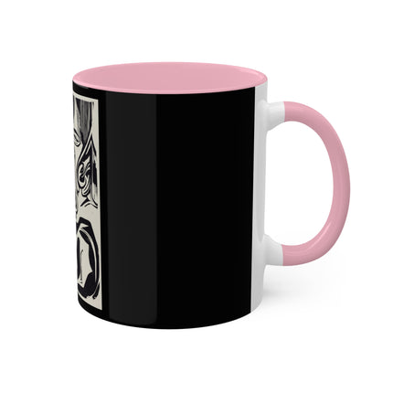 The Large Cow by Ernst Ludwig Kirchner Colorful Mugs, 11oz