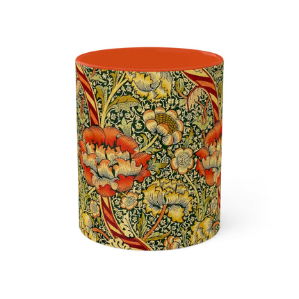 Chintz the Wandle Design by William Morris Colorful Mugs, 11oz