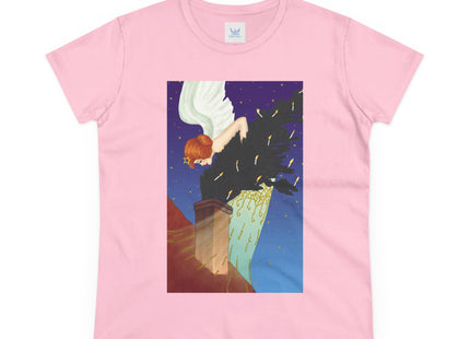 The Christmas Angel Women's Midweight Cotton Tee