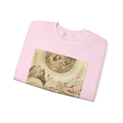 Sur talons rouges (On Red Heels) pl 01 by Gerda Wegener Heavy Blend™ Crewneck Sweatshirt