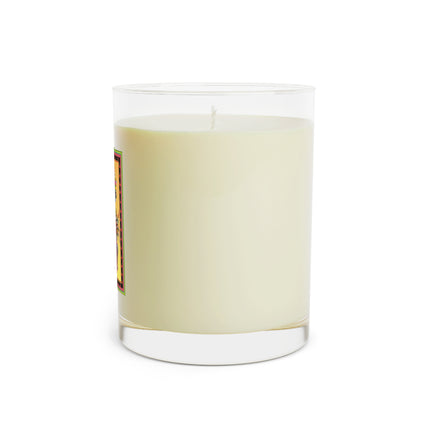 Elegant Holiday Woman with Gifts Scented Candle - Full Glass, 11oz