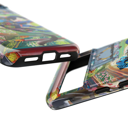 Cyber Panther's Hunt Phone Cases