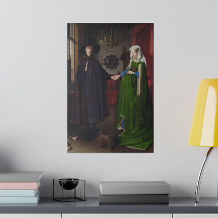 Arnolfini Portrait by Jan Van Eyck Matte Canvas, Stretched, 0.75"