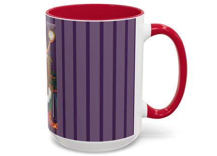 Countdown to Christmas Elegance Colorful Mugs (11oz, 15oz)