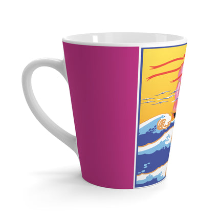 Golden Seas and Whimsical Dreams Latte Mug