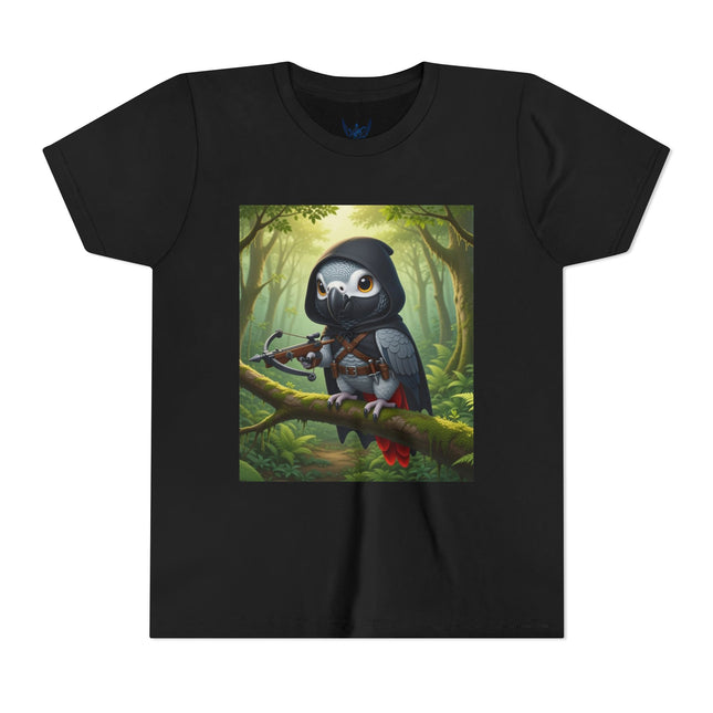 The African Grey Sentinel Youth Short Sleeve Tee