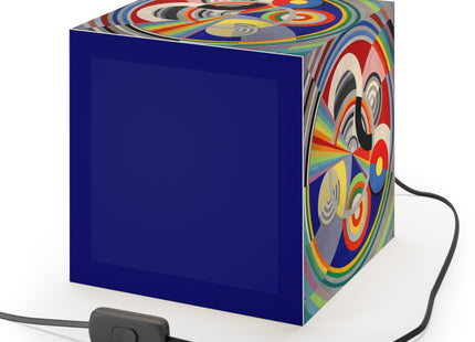 Rythme No. 1 by Robert Delaunay Light Cube Lamp