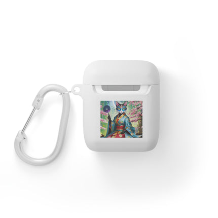 Cyberpunk Geisha AirPods Case Cover