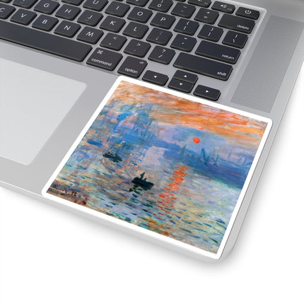 Sunrise by Claude Monet Kiss-Cut Stickers (4 Sizes)