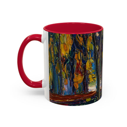 In the Park of St. Cloud by Wassily Kandinsky Colorful Mugs (11oz, 15oz)