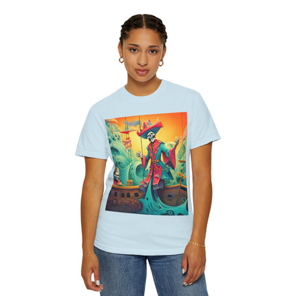 Skeleton Crew of the Misty Seas Unisex Garment-Dyed T-shirt