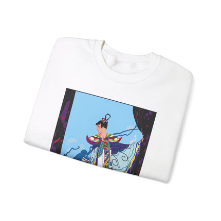A Visual Journey by Umberto Brunelleschi Women's Heavy Blend™ Crewneck Sweatshirt