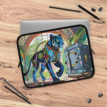 Cyber Panther's Hunt Laptop Sleeve
