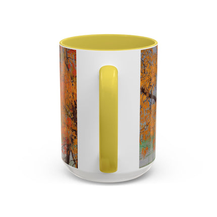 Autumn leaves by Edward Okuń Colorful Mugs (11oz, 15oz)