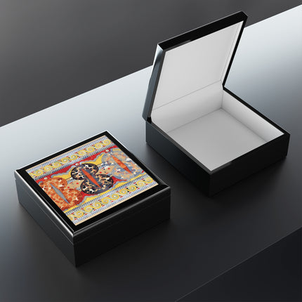 Reproduction of the Shield Frieze by Emile Gilliéron Jewelry Box