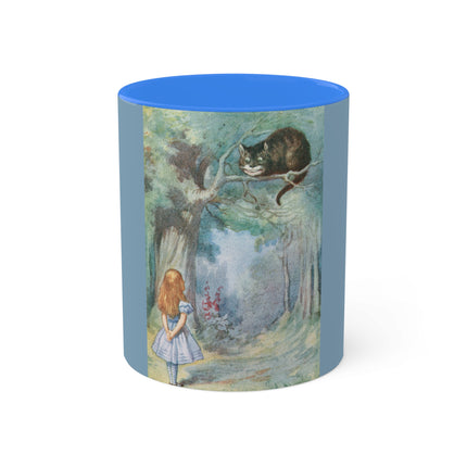 “I growl when I’m pleased, and wag my tail when I’m angry” by Sir John Tenniel Colorful Mugs, 11oz