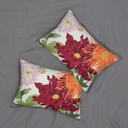 Dahlia by Tanigami Kônan Spun Polyester Lumbar Pillow