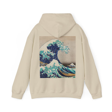 The Great Wave off Kanagawa by Katsushika Hokusai Heavy Blend™ Hooded Sweatshirt
