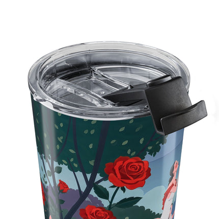 🌹💌 The Garden Of Blown Kisses Tumbler, 20oz – Art Deco Floral Romance