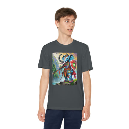 Cyberpunk Elephant Youth Competitor Tee