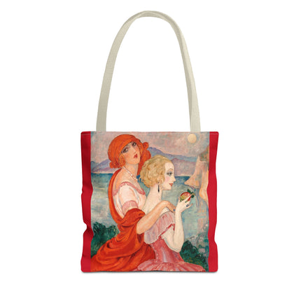 Sur la Route d'Anacapri by Gerda Wegener Tote Bag (AOP)