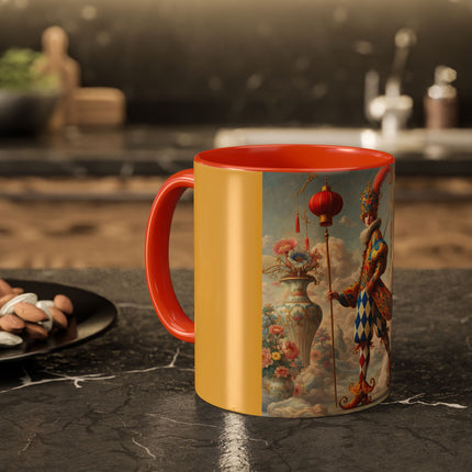 The Ornamental Jester Colorful Mugs (11oz, 15oz)