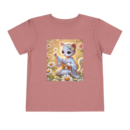 Daisy Chain Whimsy Toddler Short Sleeve Tee