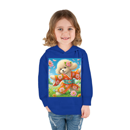 Chrysanthemum Meadow Play Toddler Pullover Fleece Hoodie