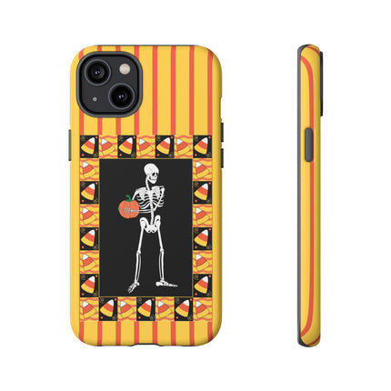 Candy Corn Skeleton Phone Cases