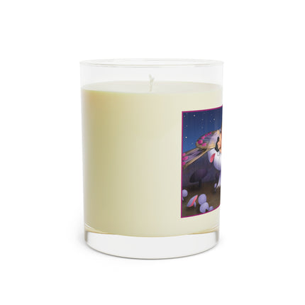 Slumbering Fairy on a Mushroom Scented Candle - Full Glass, 11oz