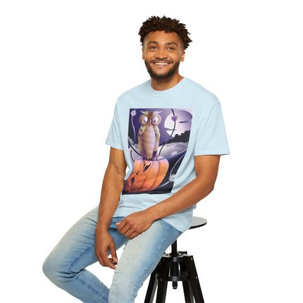 The Startled Pumpkin Unisex Garment-Dyed T-shirt