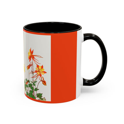 Aquilegia Flowers by Tanigami Kônan Colorful Mugs (11oz, 15oz)