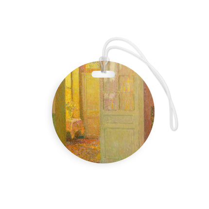 Interior, Window Light by Henri Le Sidaner Luggage Tag – Rectangle & Round