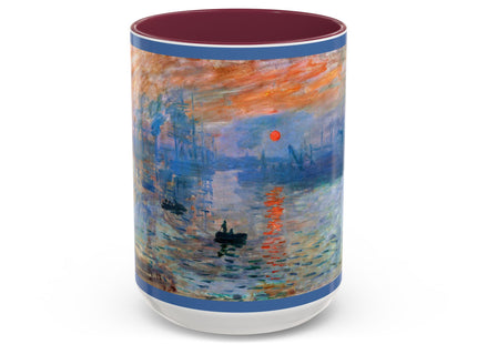 Sunrise by Claude Monet Colorful Mugs (11oz, 15oz)