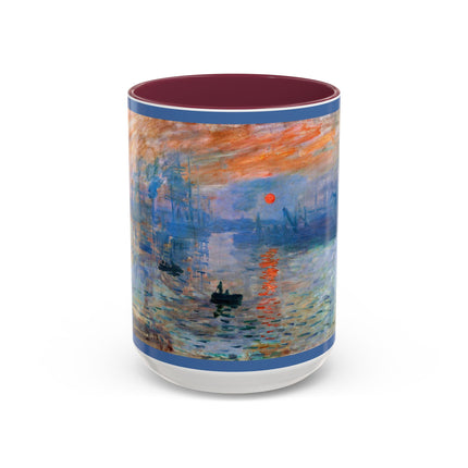 Sunrise by Claude Monet Colorful Mugs (11oz, 15oz)