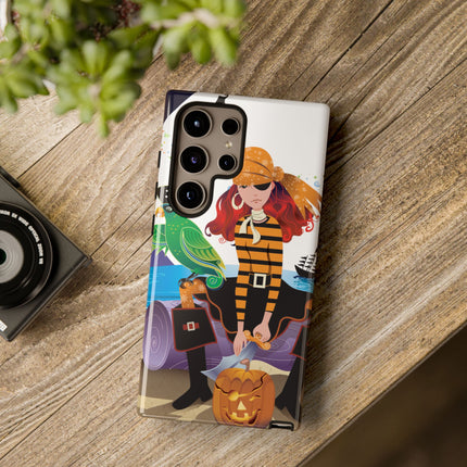 Moonlit Pirate Halloween Phone Cases