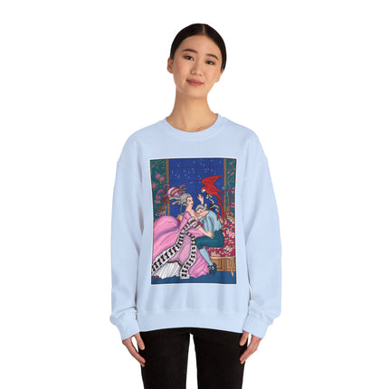 The Jealous Parrot by George Barbier Heavy Blend™ Crewneck Sweatshirt