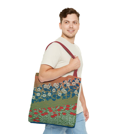 Japanese Flower Pattern II by G.A. Audsley Tote Bag (AOP)