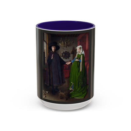 Arnolfini Portrait by Jan Van Eyck Colorful Mugs (11oz, 15oz)