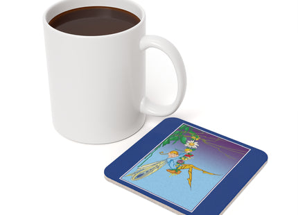 A Fairy's Delight Cork Back Coaster