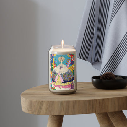 🎀✨ The Christmas Court Of Joy Scented Soy Candle – Art Deco Holiday Fantasy