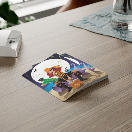 Moonlit Pirate Halloween Playing Cards