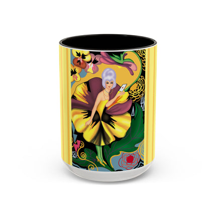 Enchanted Pansy Elegance Colorful Mugs (11oz, 15oz)