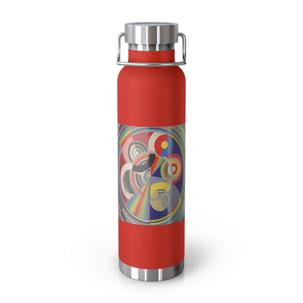 Rythme No. 1 by Robert Delaunay Copper Vacuum Insulated Bottle, 22oz