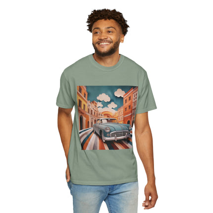 1960 Alfa Romeo Giulietta Unisex Garment-Dyed T-shirt