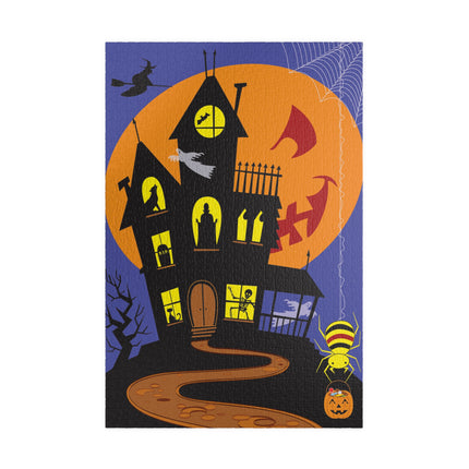 Halloween Night at the Haunted House Puzzle (110, 252, 520, 1014-piece)