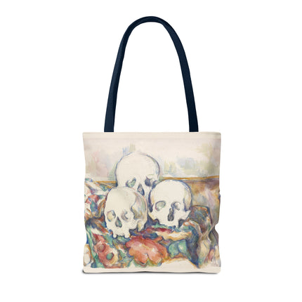 The Three Skulls by Paul Cézanne Tote Bag (AOP)