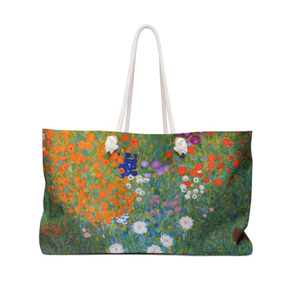 Cottage Garden by Gustav Klimt Weekender Bag