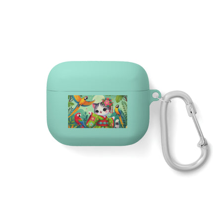 Parrot Dance of the Geisha Kitten AirPods and AirPods Pro Case