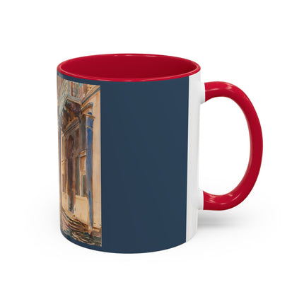 Gondola Moorings on the Grand Canal by John Singer Sargent Colorful Mugs (11oz, 15oz)